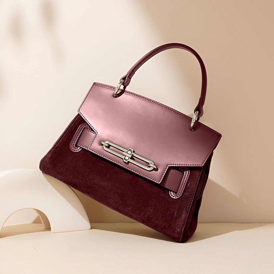 Merlot Velvet Handbag – FIORENE