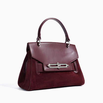 Merlot Velvet Handbag – FIORENE