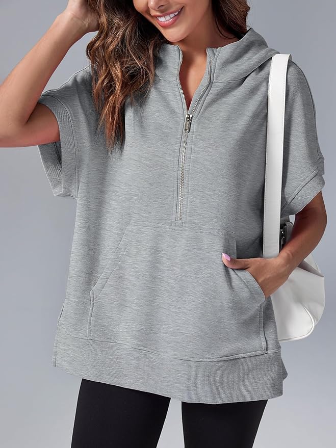 Oversized Half-Zip Pullover