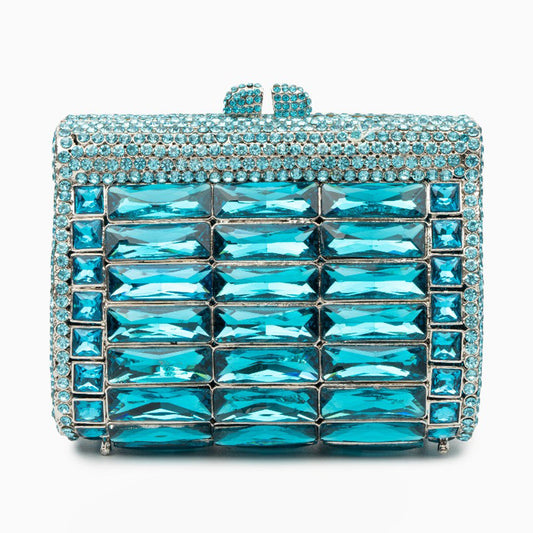 Aquamarine Prism Gem Clutch – FIORENE