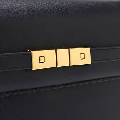 Midnight Gold Lock Crossbody – FIORENE