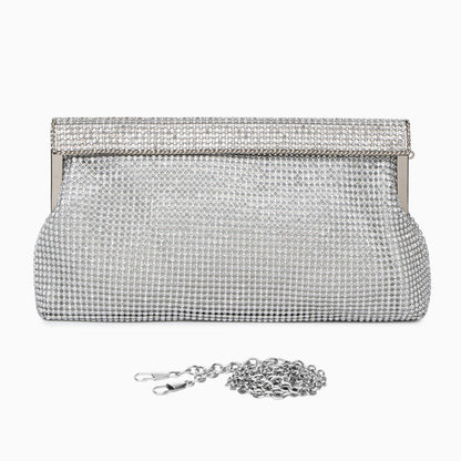Golden Whisper Crystal Clutch – FIORENE