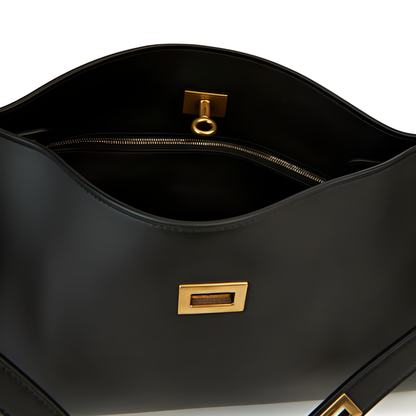 Midnight Belted Shoulder Bag – FIORENE