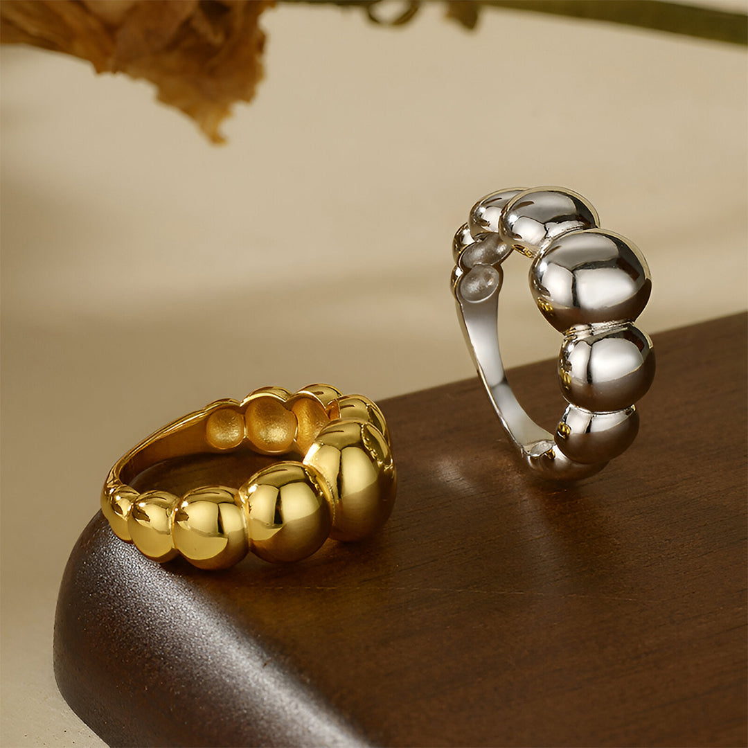 Bold Bubble Dome Ring – FIORENE