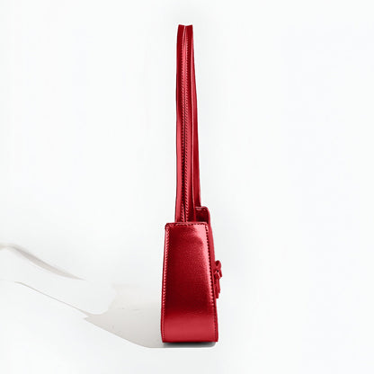 Scarlet Bow Charm Handbag - FIORENE