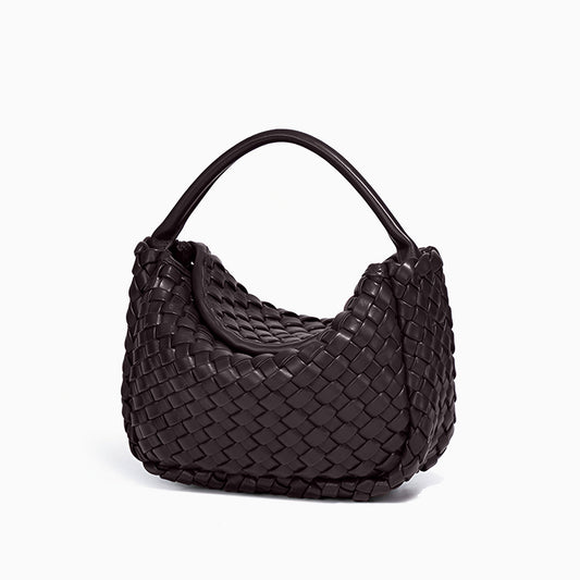 Woven Leather Handbag - FIORENE