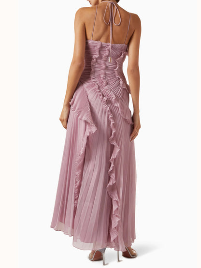 Mirelle Lilac Cascade Maxi Dress