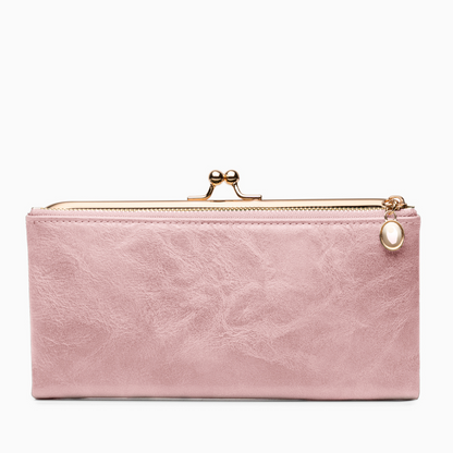 Velvet Noir Kisslock Wallet – FIORENE