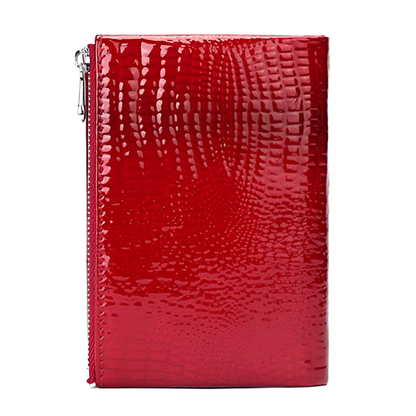 Crimson Croco Wallet – FIORENE