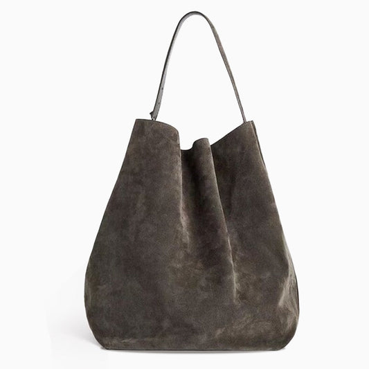Ash Suede Soft Tote Bag – FIORENE