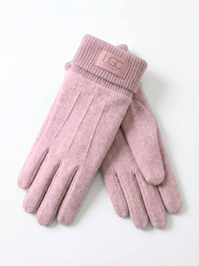 Cashmere Taupe Touchscreen Elegance Gloves – FIORENE