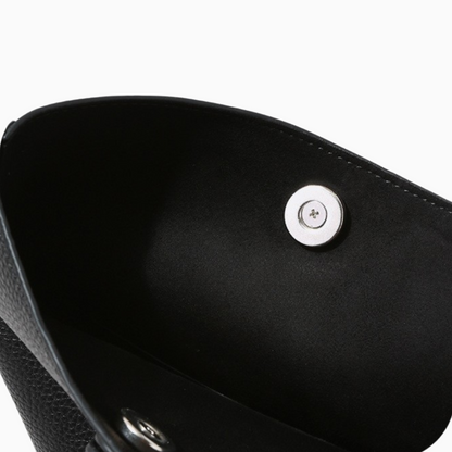 Structured Midnight Shoulder Bag – FIORENE