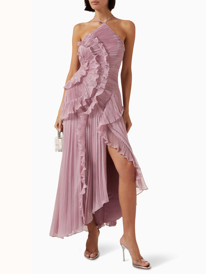Mirelle Lilac Cascade Maxi Dress
