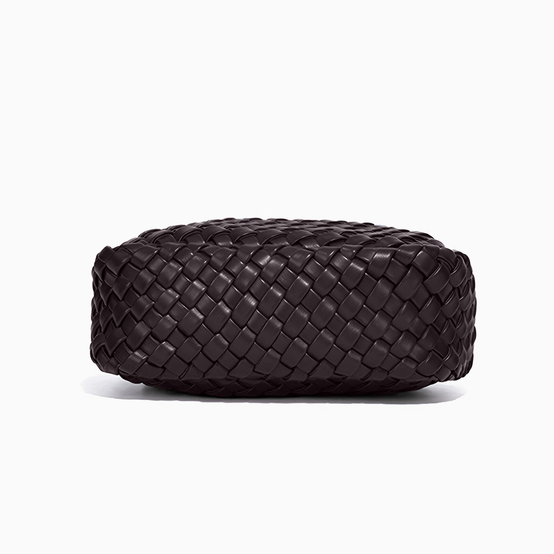 Woven Leather Handbag - FIORENE