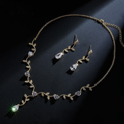 Golden Blossom Necklace Set – FIORENE