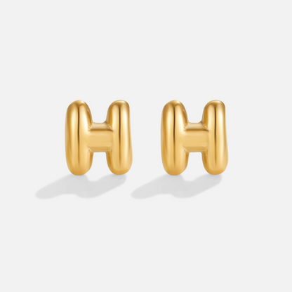 Gilded Balloon Letter Studs – FIORENE
