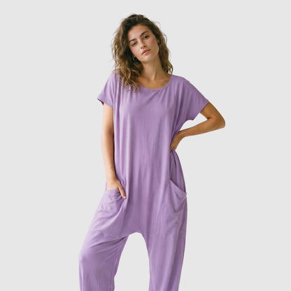 Relaxed Fit Pocket Jumpsuit – FIORENE
