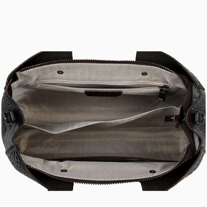 Crocodile Square Handle Tote Bag – FIORENE