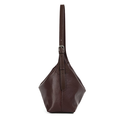 Merlot Crescent Shoulder Bag – FIORENE
