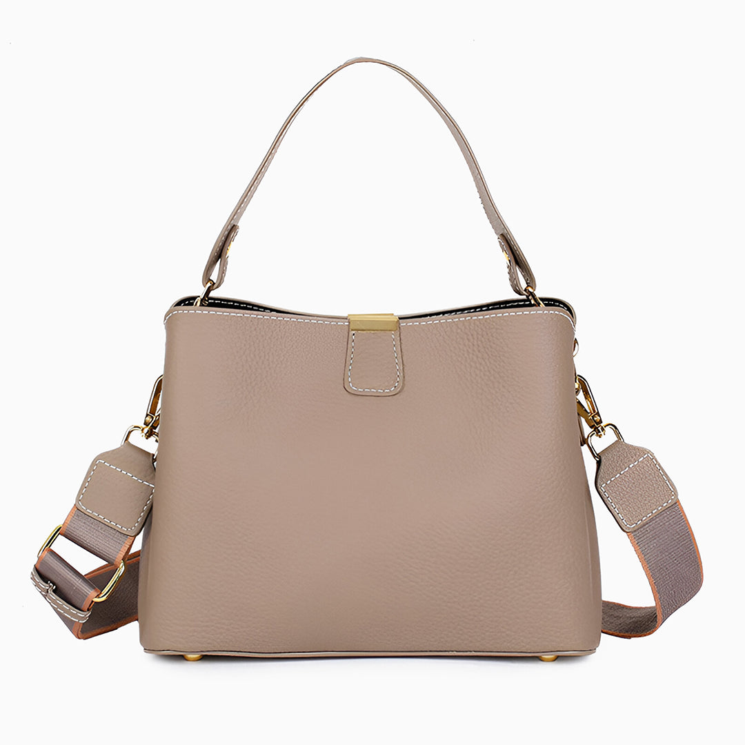 Classic Noir Shoulder Bag – FIORENE