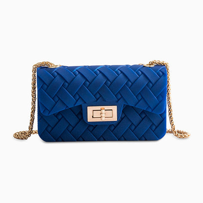 Azzurra Woven Crossbody Bag – FIORENE