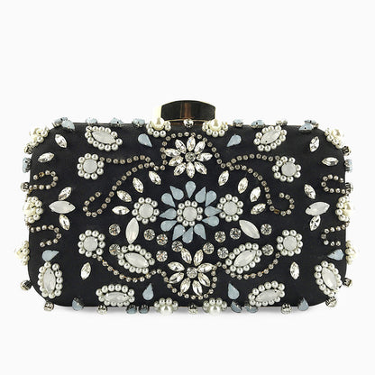 Maristella Embellished Bloom Clutch – FIORENE