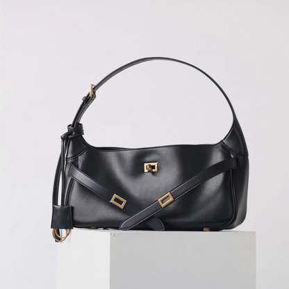 Midnight Belted Shoulder Bag – FIORENE