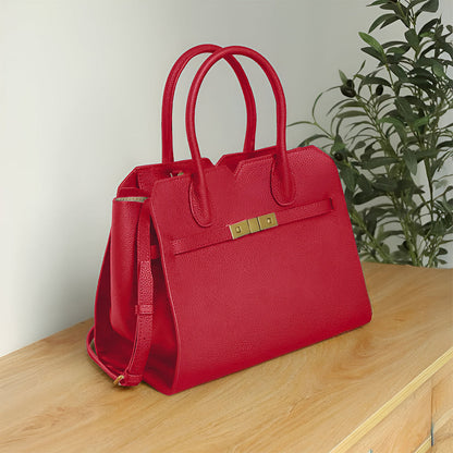Soft Taupe Structure Tote Bag – FIORENE