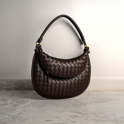 Espresso Woven Handbag – FIORENE
