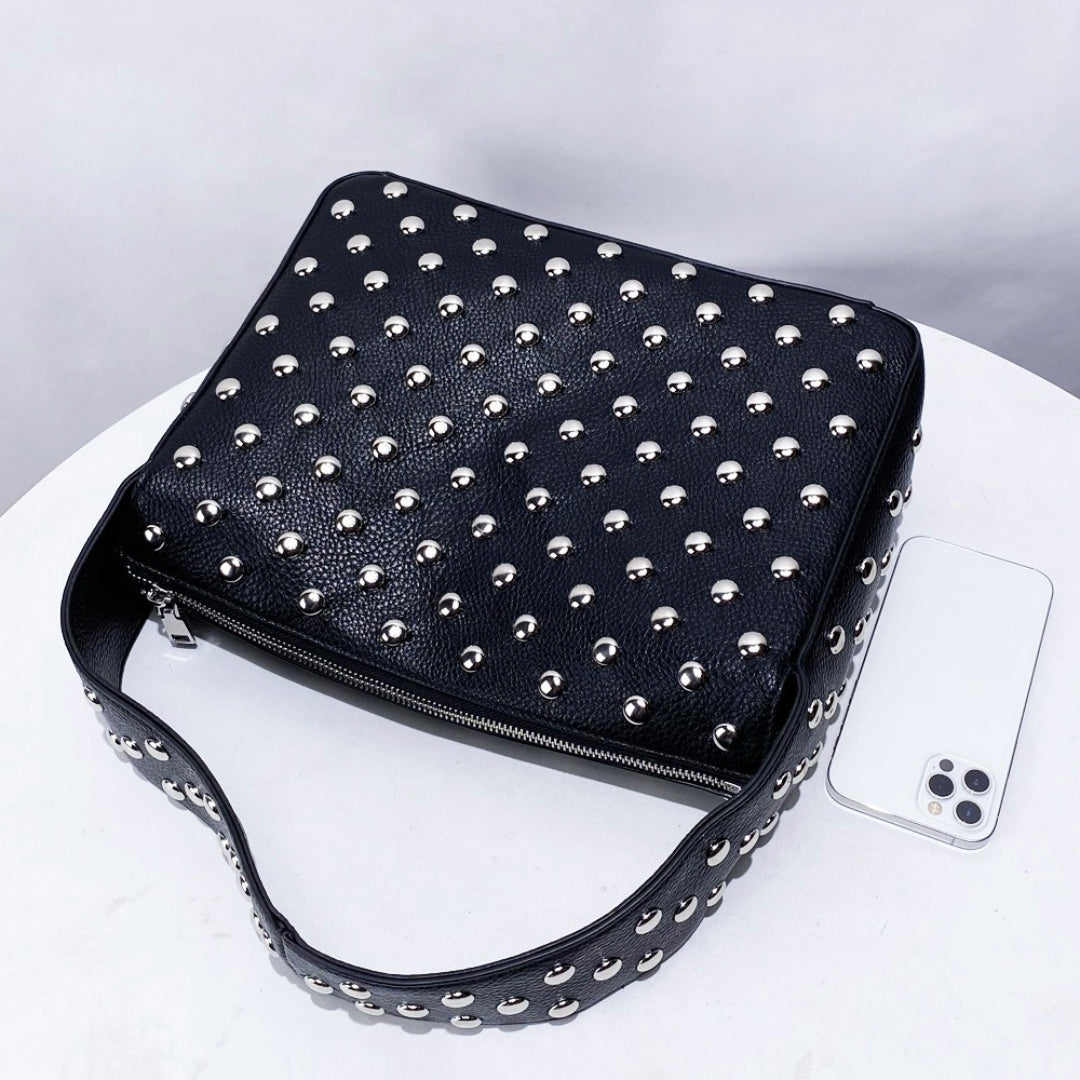 Studded Edge Handbag - FIORENE