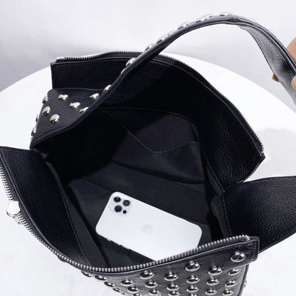 Studded Edge Handbag - FIORENE
