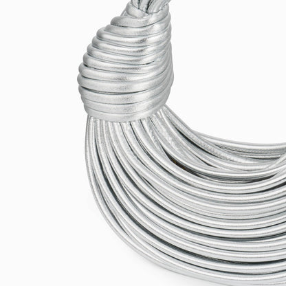 Silver Drape Handbag – FIORENE