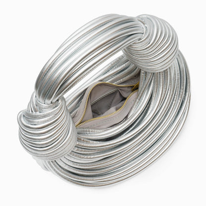 Silver Drape Handbag – FIORENE