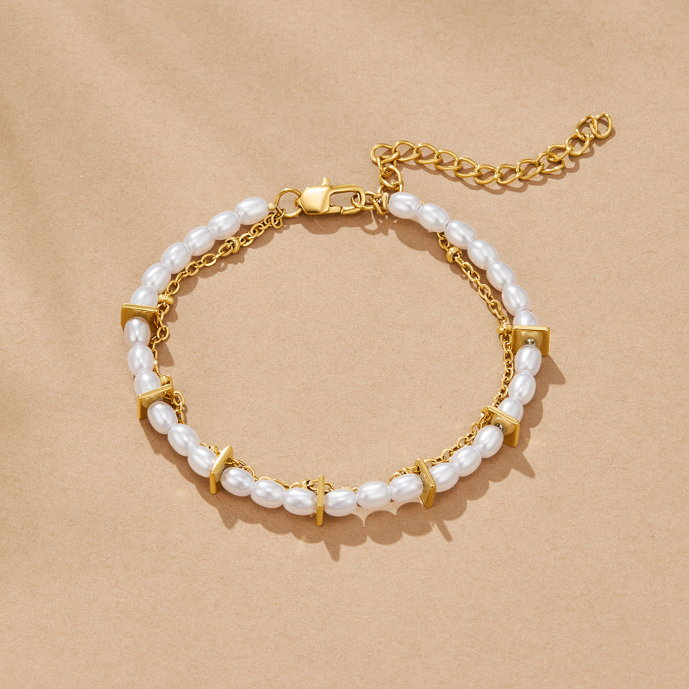 Layered Seashell Bracelet – FIORENE