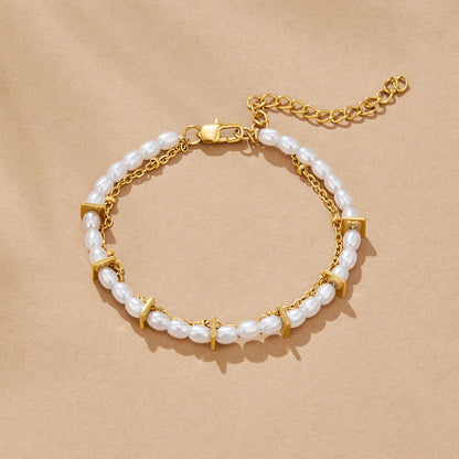Layered Seashell Bracelet – FIORENE
