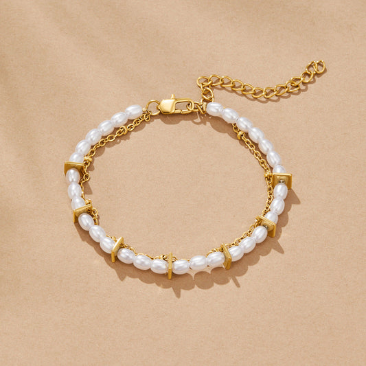 Layered Seashell Bracelet – FIORENE