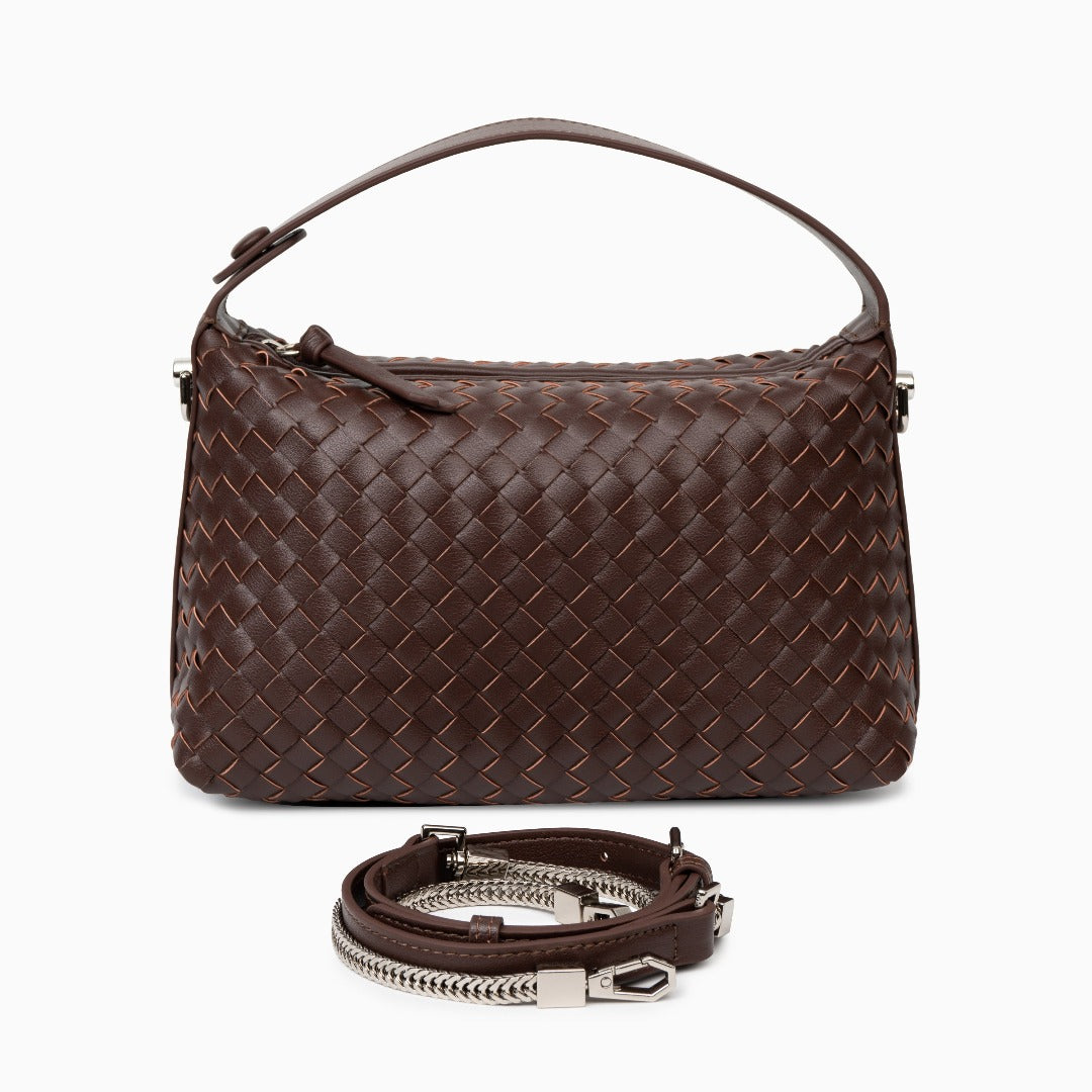 Midnight Woven Handbag – FIORENE