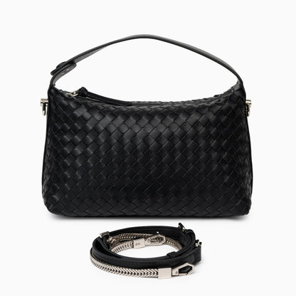 Midnight Woven Handbag – FIORENE