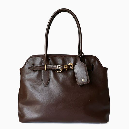Timeless Leather Executive Handbag - FIORENE