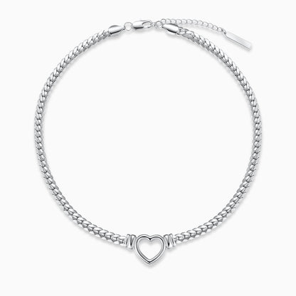 Amora Linked Heart Choker – FIORENE