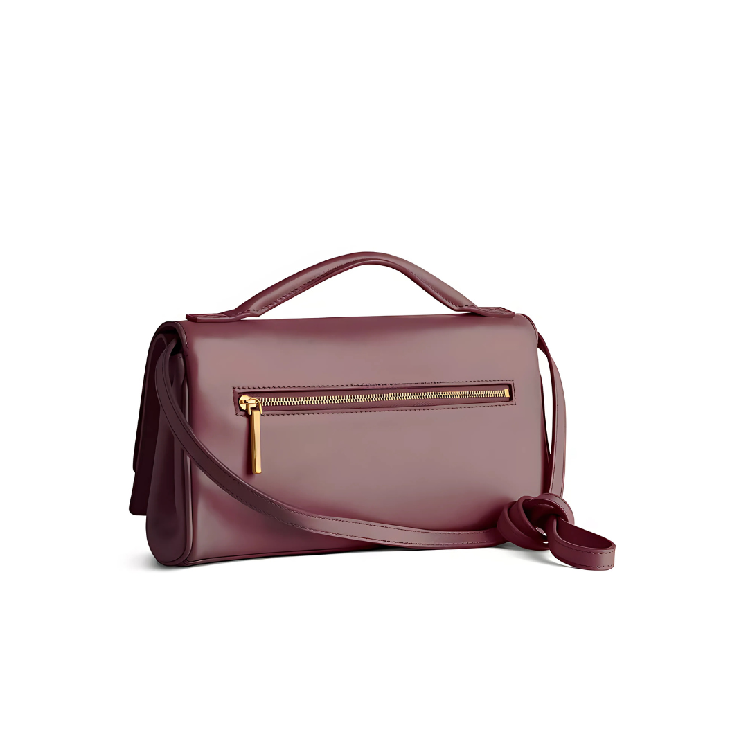 Velvet Bordeaux Handbag – FIORENE
