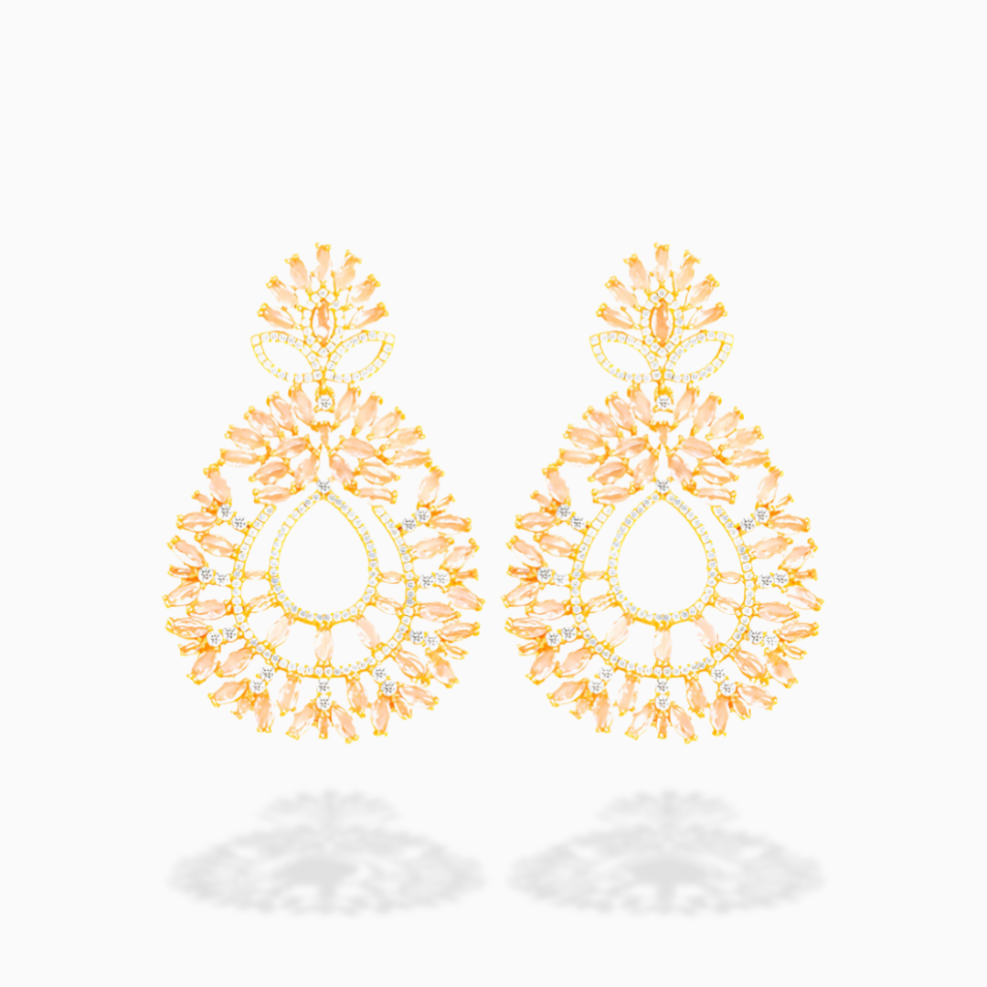 Snowlight Aurum Earrings – FIORENE
