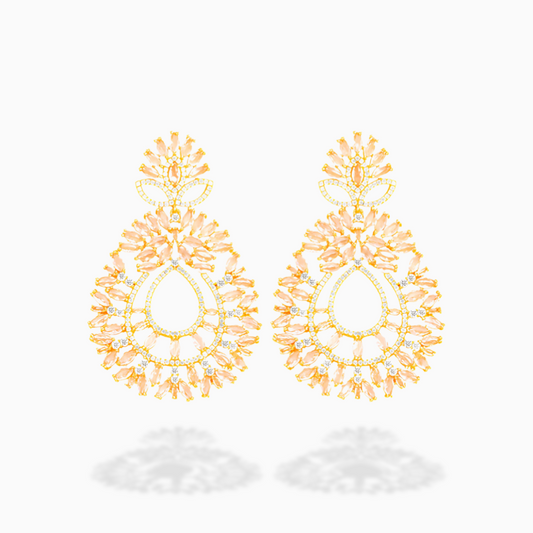 Snowlight Aurum Earrings – FIORENE