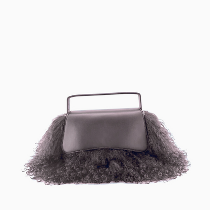 Violet Whisper Feather Clutch – FIORENE