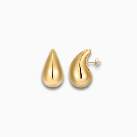 Golden Drop Earrings – FIORENE