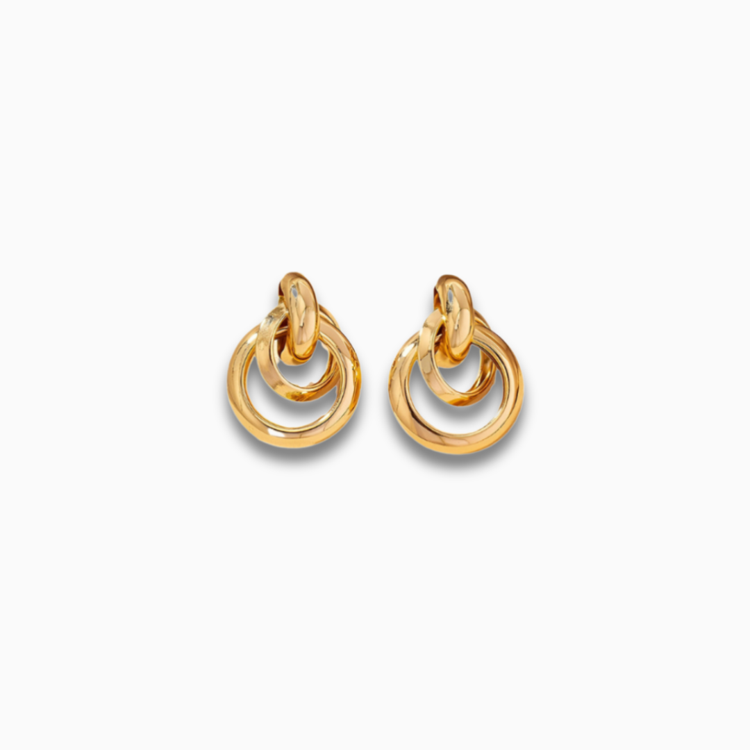 Golden Unity Earrings – FIORENE