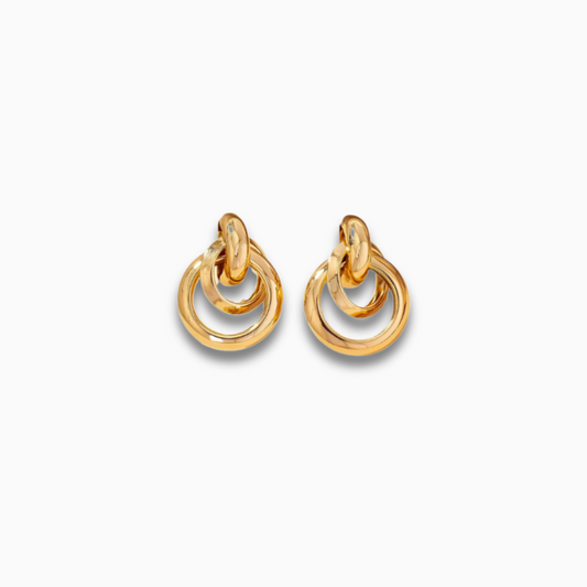 Golden Unity Earrings – FIORENE