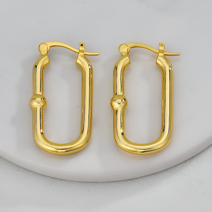 Lustre Oval Earrings – FIORENE