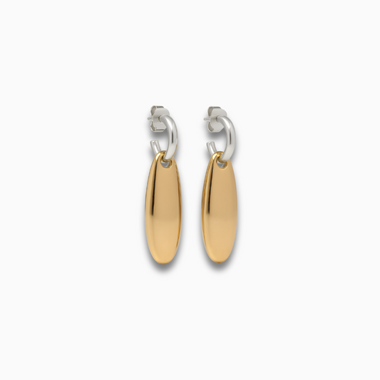 Dual Shine Drop Earrings – FIORENE