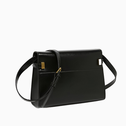 Midnight Gold Lock Crossbody – FIORENE
